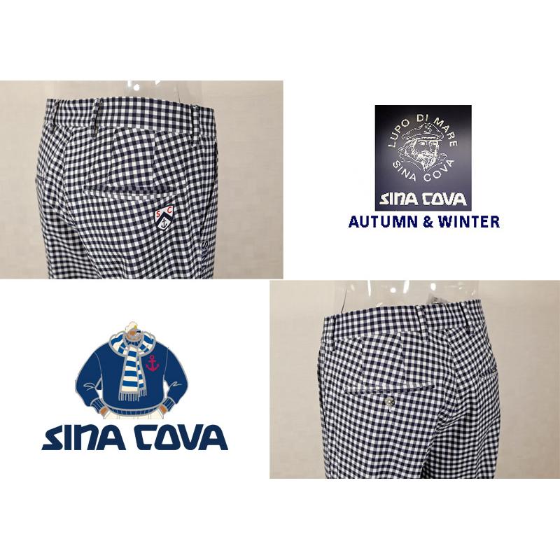 ★２０２４ 秋冬・シナコバ【*001*】【ebee】４0％OFF・ギンガムチェック ノータックパンツ＜80cm・84cm・88cm・92cm・96cm＞-ee324 | SINA COVA | 04