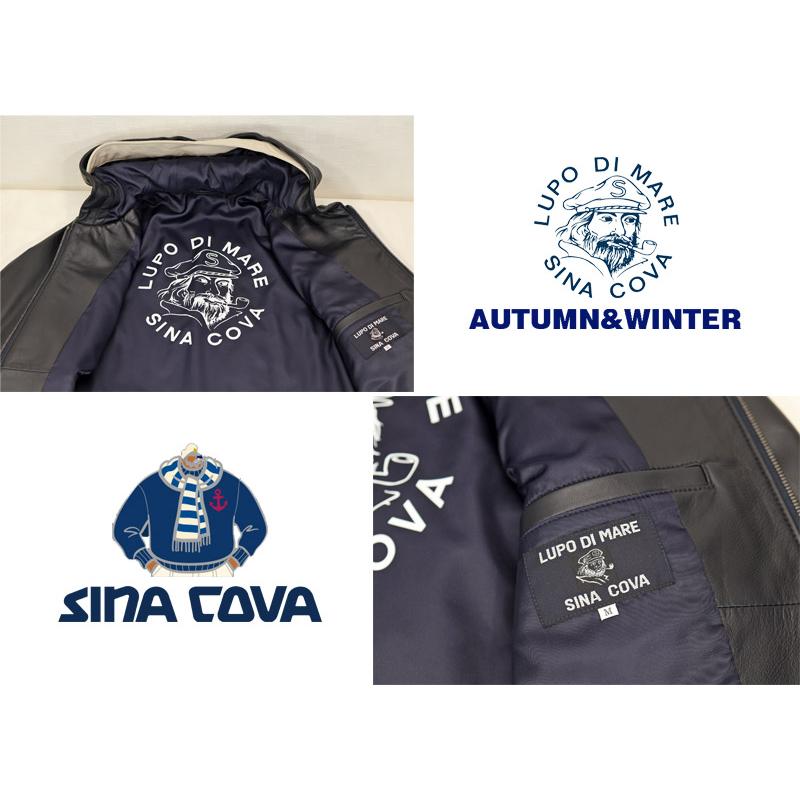 ★シナコバ【*001*】【ebee】秋冬＜40％OFF＞フード付きレザーブルゾン-ee341 | SINA COVA | 05