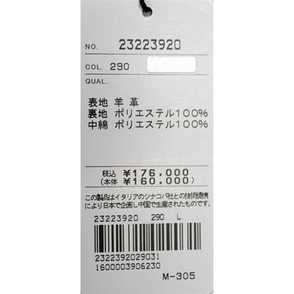 ★シナコバ【*001*】【ebee】秋冬＜40％OFF＞フード付きレザーブルゾン-ee341 | SINA COVA | 07