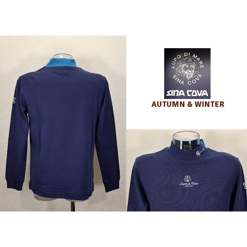 ★２０２４ 秋冬 ・ シナコバ【*001*】【ebee】３０%OFF・長袖ハイネックTシャツ＜Lサイズ・LLサイズ＞-ee61 | SINA COVA | 02