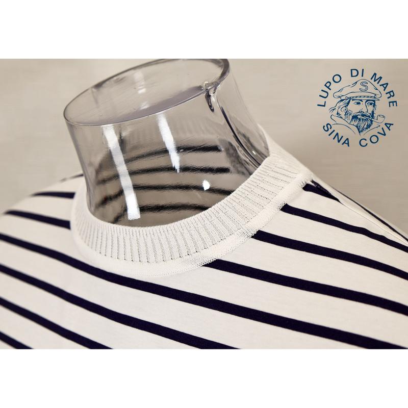 ★２０２５ 春夏　新作・３０%OFF・ シナコバ【*001*】ポケットデザインボーダー半袖Ｔシャツ＜Lサイズ・LLサイズ＞-ef100・ef101 | SINA COVA | 04