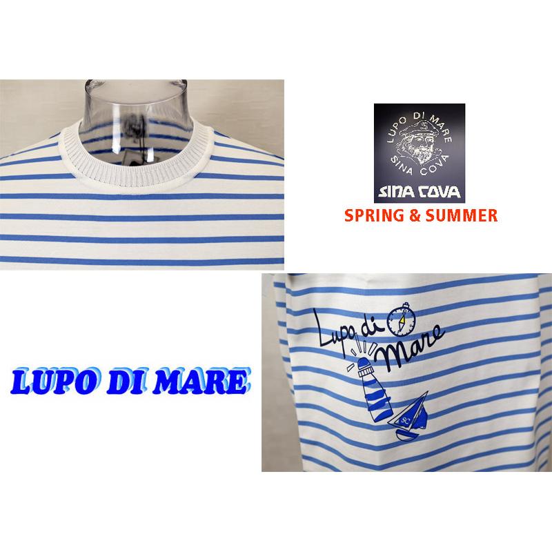 ★２０２５ 春夏　新作・３０%OFF・ シナコバ【*001*】ポケットデザインボーダー半袖Ｔシャツ＜Lサイズ・LLサイズ＞-ef102・ef103 | SINA COVA | 03