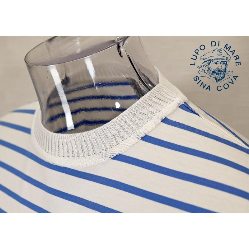 ★２０２５ 春夏　新作・３０%OFF・ シナコバ【*001*】ポケットデザインボーダー半袖Ｔシャツ＜Lサイズ・LLサイズ＞-ef102・ef103 | SINA COVA | 04