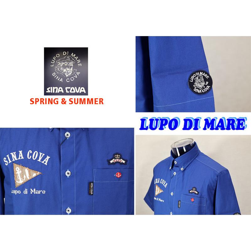 ★２０２５ 春夏　新作・３０%OFF・ シナコバ【*001*】バックプリント半袖ボタンダウンシャツ＜Lサイズ・LLサイズ＞-ef110・ef111 | SINA COVA | 02