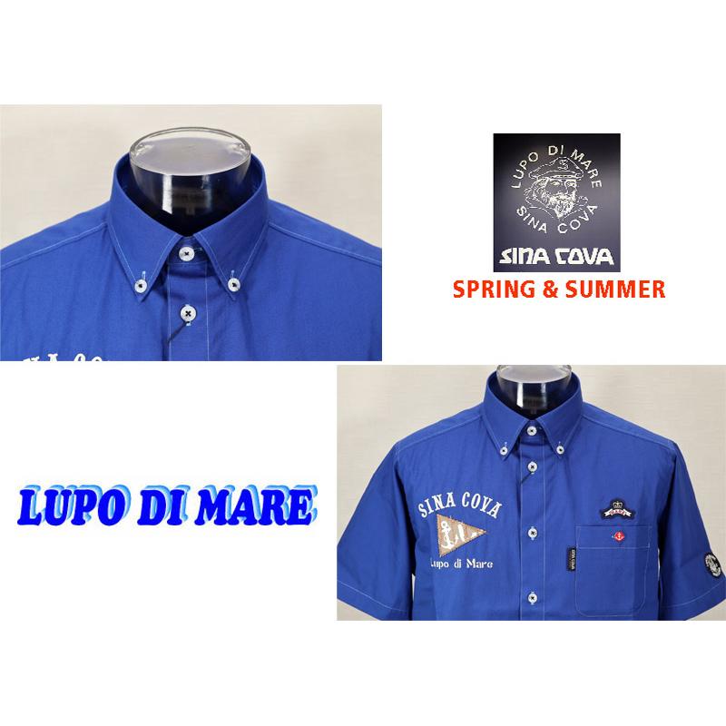 ★２０２５ 春夏　新作・３０%OFF・ シナコバ【*001*】バックプリント半袖ボタンダウンシャツ＜Lサイズ・LLサイズ＞-ef110・ef111 | SINA COVA | 03