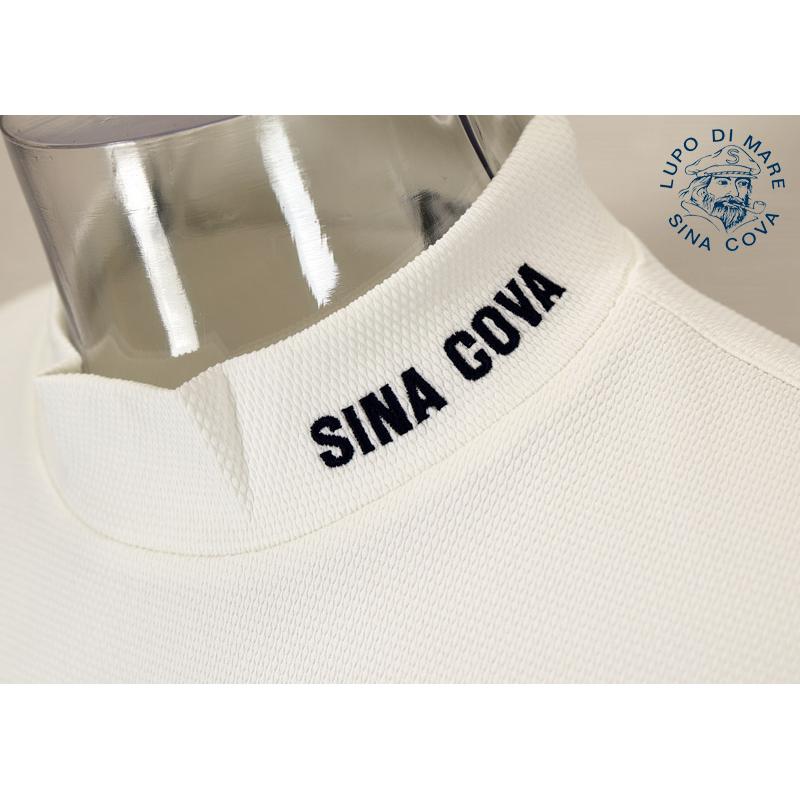 ★２０２５ 春夏　新作・３０%OFF・ シナコバ【*001*】半袖ハイネックＴシャツ （バックプリント）＜Lサイズ・LLサイズ＞-ef130・ef131 | SINA COVA | 04