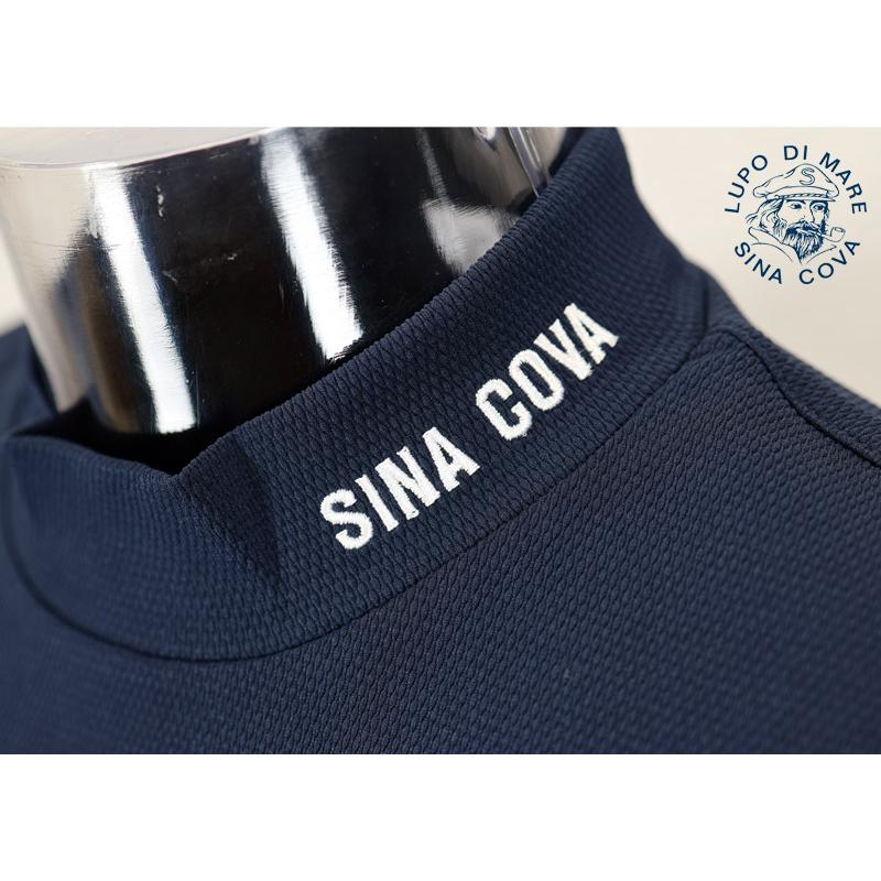 ★２０２５ 春夏　新作・３０%OFF・ シナコバ【*001*】半袖ハイネックＴシャツ （バックプリント）＜Lサイズ・LLサイズ＞-ef132・ef133 | SINA COVA | 04