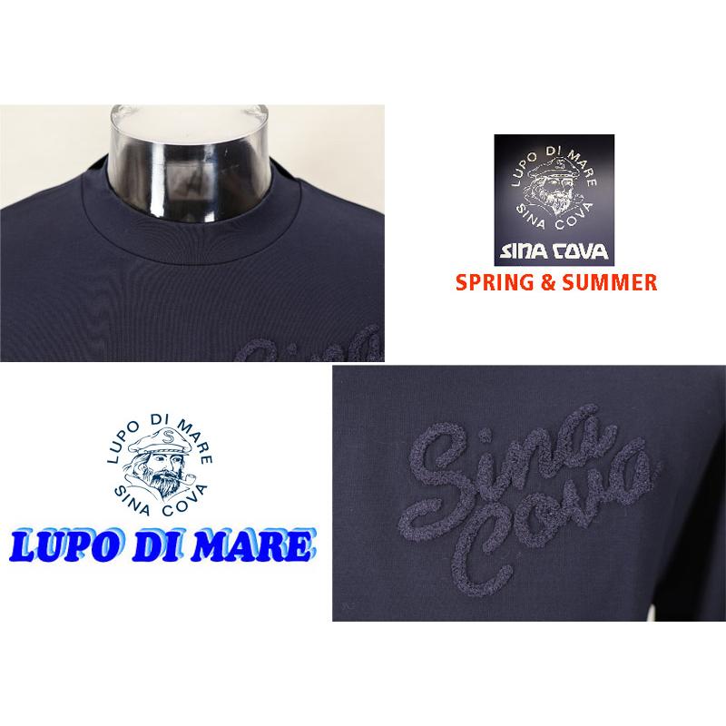 ★２０２５ 春夏　新作・３０%OFF・ シナコバ【*001*】モックネック五分袖Ｔシャツ＜Lサイズ・LLサイズ＞-ef140・ef141 | SINA COVA | 02