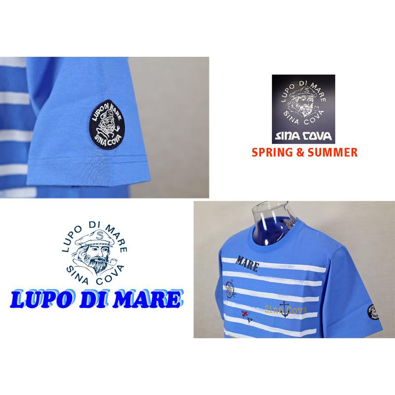 ★２０２５ 春夏　新作・３０%OFF・ シナコバ【*001*】半袖マリンボーダーTシャツ＜Lサイズ・LLサイズ＞-ef146・ef147 | SINA COVA | 02