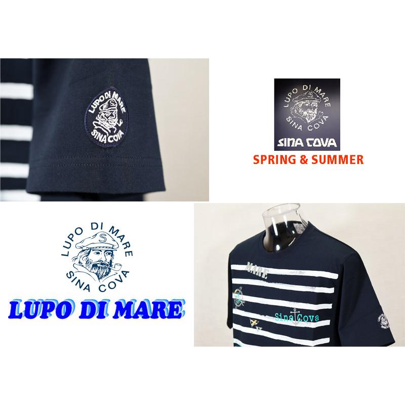 ★２０２５ 春夏　新作・３０%OFF・ シナコバ【*001*】半袖マリンボーダーTシャツ＜Lサイズ・LLサイズ＞-ef148・ef149 | SINA COVA | 02