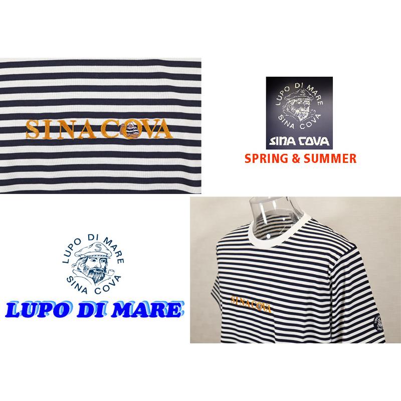 ★２０２５ 春夏　新作・３０%OFF・ シナコバ【*001*】ボーダー柄半袖Tシャツ＜Lサイズ・LLサイズ＞-ef162・ef163 | SINA COVA | 02