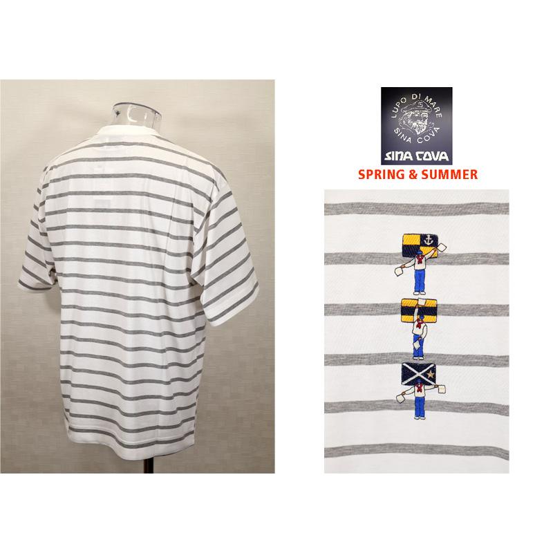 ★２０２５ 春夏　新作・３０%OFF・ シナコバ【*001*】ドロップショルダー半袖Tシャツ＜Lサイズ・LLサイズ＞-ef164・ef165 | SINA COVA | 01