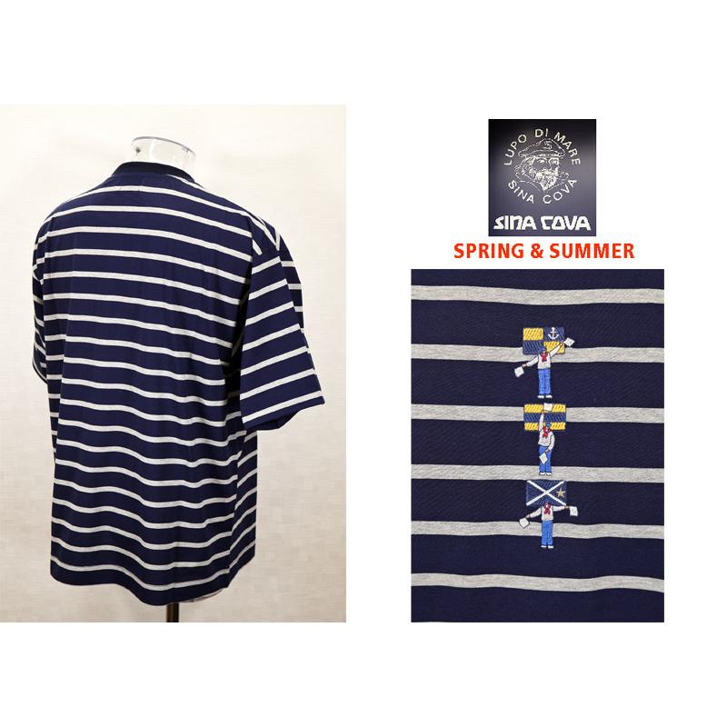 ★２０２５ 春夏　新作・ ３０%OFF・シナコバ【*001*】ドロップショルダー半袖Tシャツ＜Lサイズ・LLサイズ＞-ef166・ef167 | SINA COVA | 01