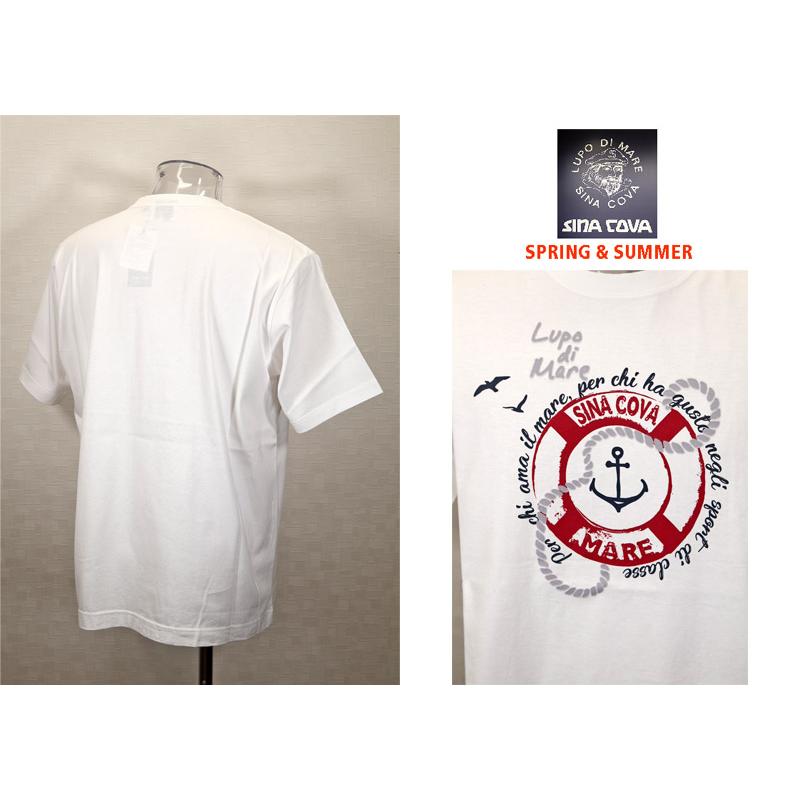 ★２０２５ 春夏　新作・３０%OFF・ シナコバ【*001*】半袖Tシャツ＜Lサイズ・LLサイズ＞-ef178・ef179 | SINA COVA | 01