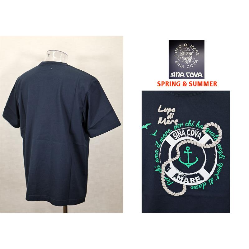 ★２０２５ 春夏　新作・★２０２５ 春夏　新作・３０%OFF シナコバ【*001*】半袖Tシャツ＜Lサイズ・LLサイズ＞-ef180・ef181 | SINA COVA | 01