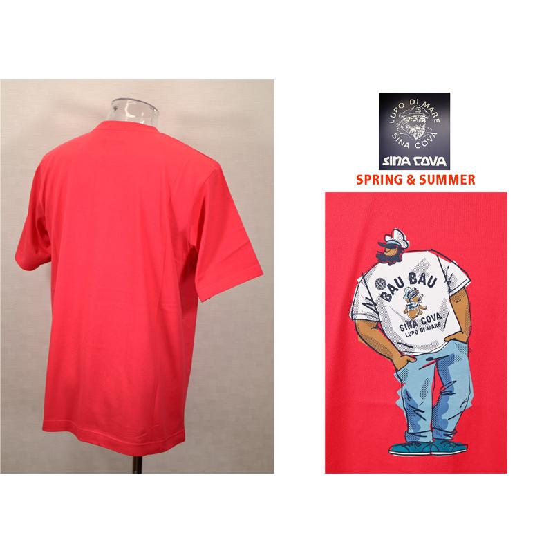 ★２０２５ 春夏　新作・３０%OFF・ シナコバ【*001*】半袖Tシャツ＜Lサイズ・LLサイズ＞-ef184・ef185 | SINA COVA | 01