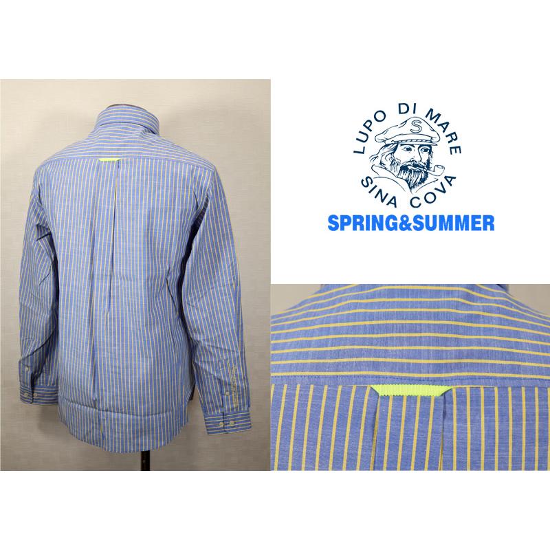 ★シナコバ 【*001*】＜30%OFF＞2025・春夏・長袖ボタンダウンシャツ＜Mサイズ・Lサイズ・LLサイズ＞-ef268・ef269・ef270 | SINA COVA | 01