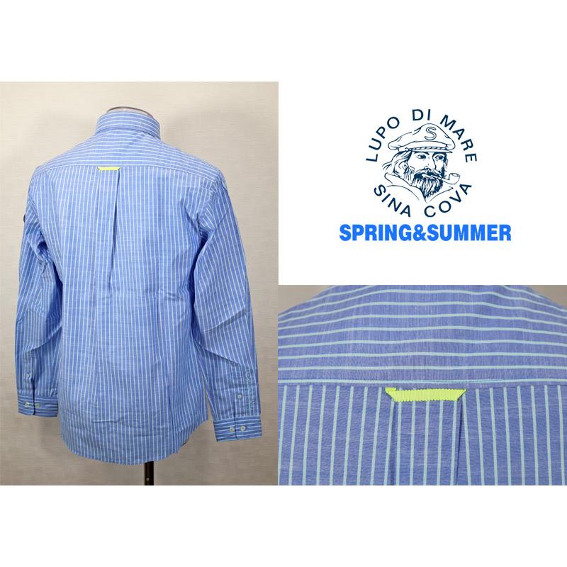 ★シナコバ 【*001*】＜30%OFF＞2025・春夏・長袖ボタンダウンシャツ＜Mサイズ・Lサイズ・LLサイズ＞-ef271・ef272・ef273 | SINA COVA | 01