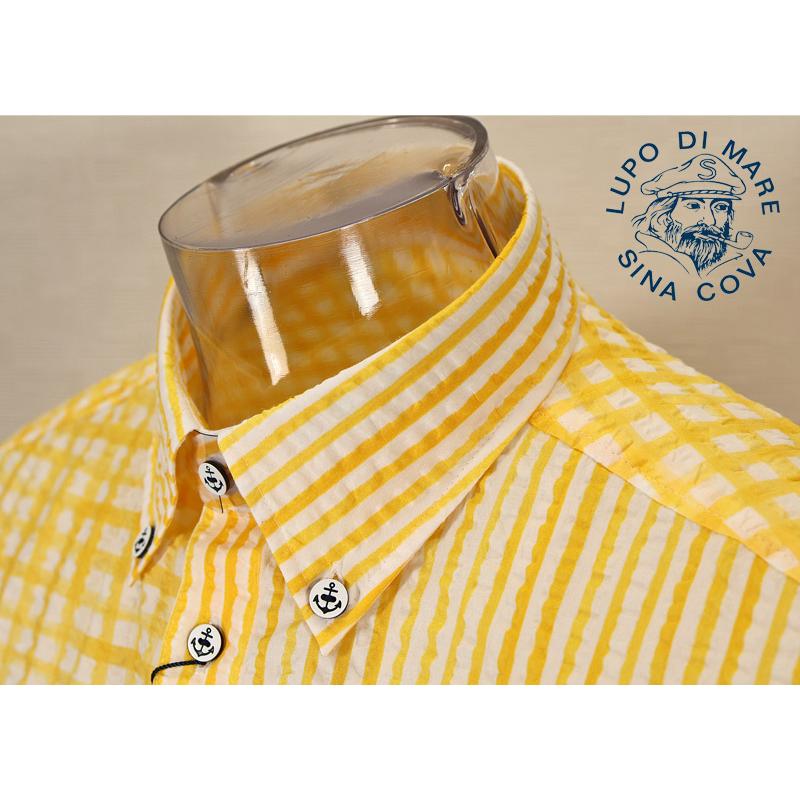★２０２５ 春夏　３０%OFF・ シナコバ【*001*】半袖ボタンダウンシャツ＜Mサイズ・Lサイズ・LLサイズ＞-ef321・ef322・ef323 | SINA COVA | 03