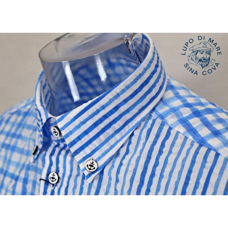 ★２０２５ 春夏　３０%OFF・ シナコバ【*001*】半袖ボタンダウンシャツ＜Mサイズ・Lサイズ・LLサイズ＞-ef324・ef325・ef326 | SINA COVA | 03