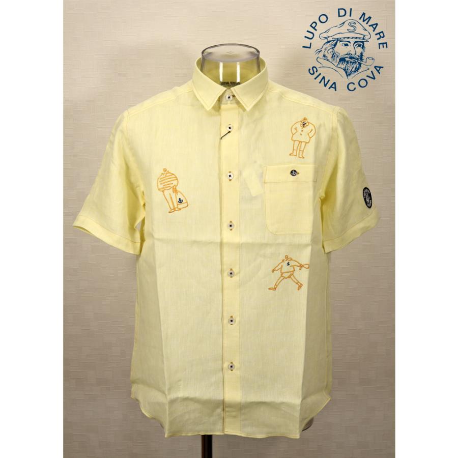 ★２０２５ 春夏　３０%OFF・ 半袖リネン【麻100％】・レギュラーシャツ＜Mサイズ・Lサイズ・LLサイズ＞-ef331・ef332・ef333 | SINA COVA