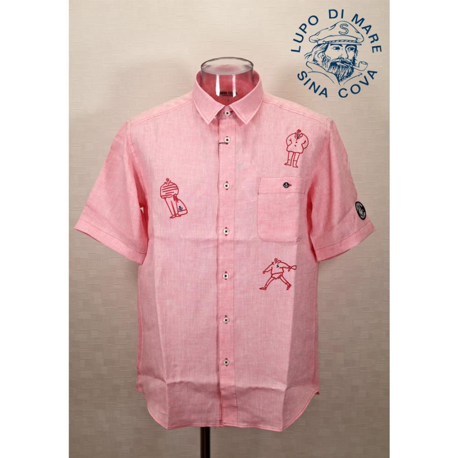 ★２０２５ 春夏　３０%OFF・ 半袖リネン【麻100％】・レギュラーシャツ＜Mサイズ・Lサイズ・LLサイズ＞-ef334・ef335・ef336 | SINA COVA