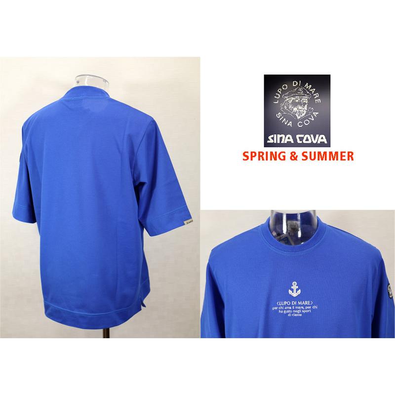 ★２０２５ 春夏　新作・３０%OFF・ シナコバ【*001*】五分袖Ｔシャツ＜Lサイズ＞-ef92 | SINA COVA | 01