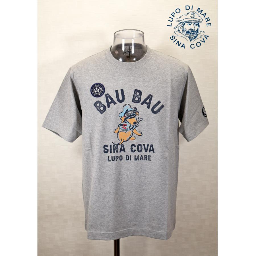 ★２０２５ 春夏　新作・３０%OFF・ シナコバ【*001*】半袖Ｔシャツ（BAU,BAU.）＜Lサイズ・LLサイズ＞-ef96・ef97 | SINA COVA