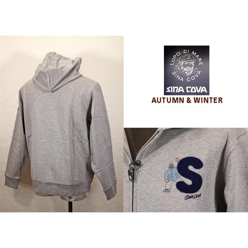 ★２０２５ 秋冬 新作 シナコバ【*001*】３０%OFF・フルジップアップ・パーカー ＜キングサイズ＞-eg131 | SINA COVA | 01