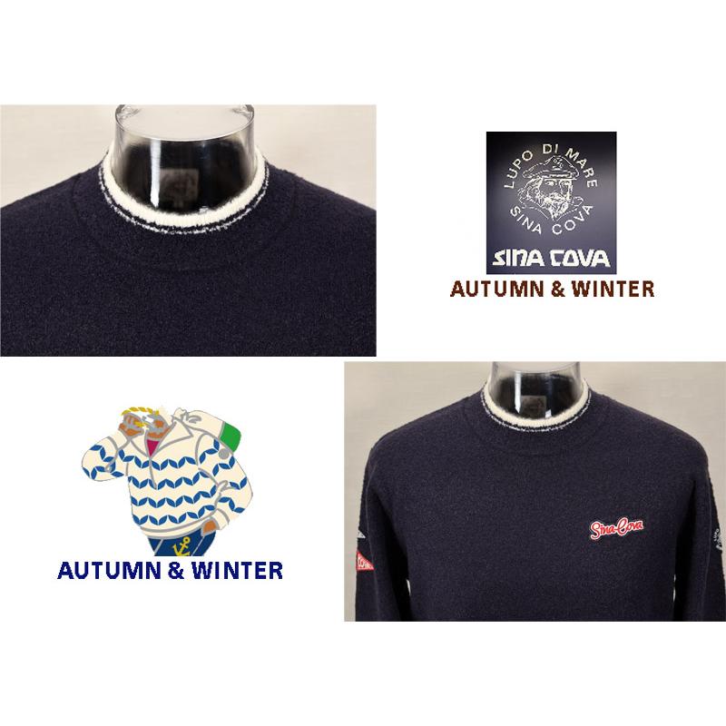 新品シナコバ　セーターL 定価27500円SINACOVA 新品シナコバ セーターL 定価27500円SINACOVA クルーネックセーター