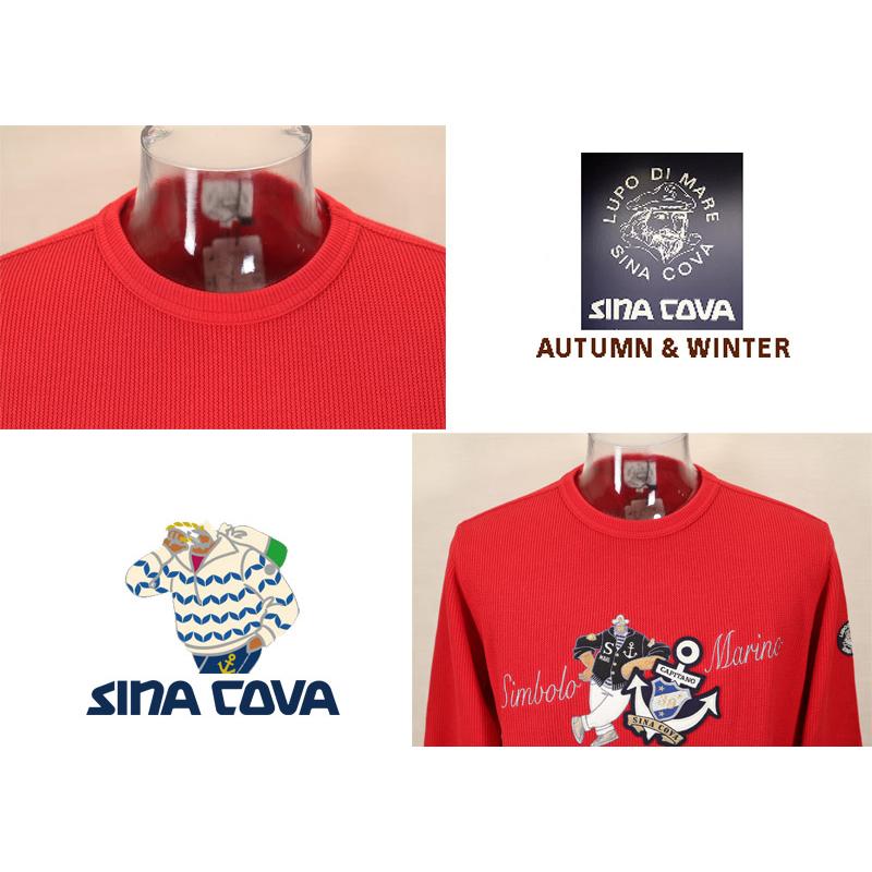 ★２０２５ 秋冬 新作 シナコバ【*001*】３０%OFF・クルーネックプルオーバートレーナー＜Mサイズ・Lサイズ・LLサイズ＞-eg160 | SINA COVA | 03