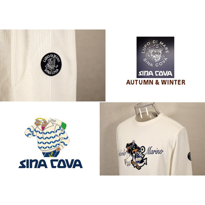 ★２０２５ 秋冬 新作 シナコバ【*001*】３０%OFF・クルーネックプルオーバートレーナー＜Mサイズ・Lサイズ・LLサイズ＞-eg166 | SINA COVA | 02