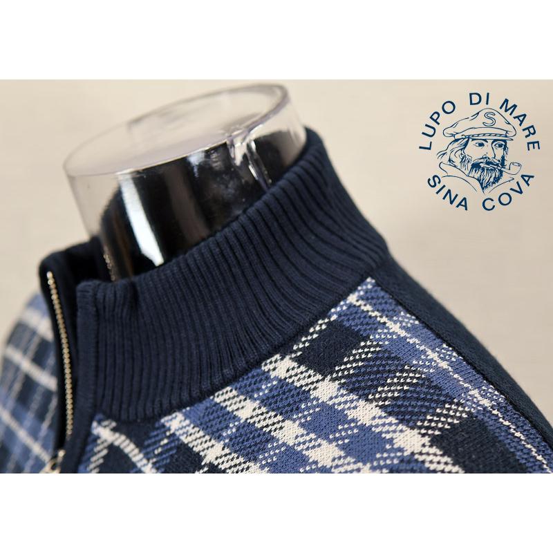★２０２５ 秋冬  シナコバ【*001*】【ebee】３０%OFF・ジップアップセーター＜Mサイズ・Lサイズ・LLサイズ＞eg178 | SINA COVA | 04