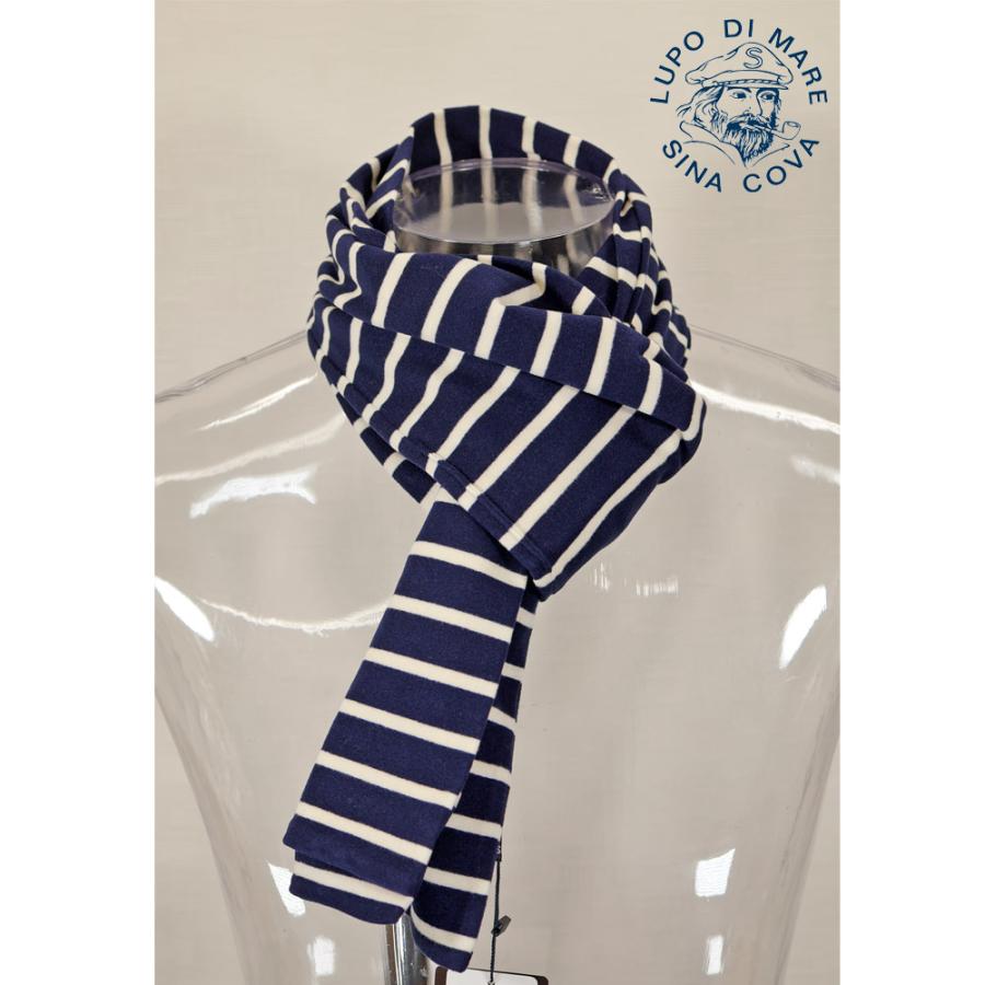 ★２０２５ 秋冬 新作 シナコバ【*001*】ボーダー柄マフラー-eg205 | SINA COVA | 01