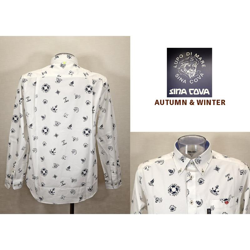 ★ シナコバ【*001*】【ebee】３０%OFF・秋冬・長袖ボタンダウンシャツ＜Mサイズ・Lサイズ・LLサイズ＞-eg207・eg208・eg209 | SINA COVA | 02