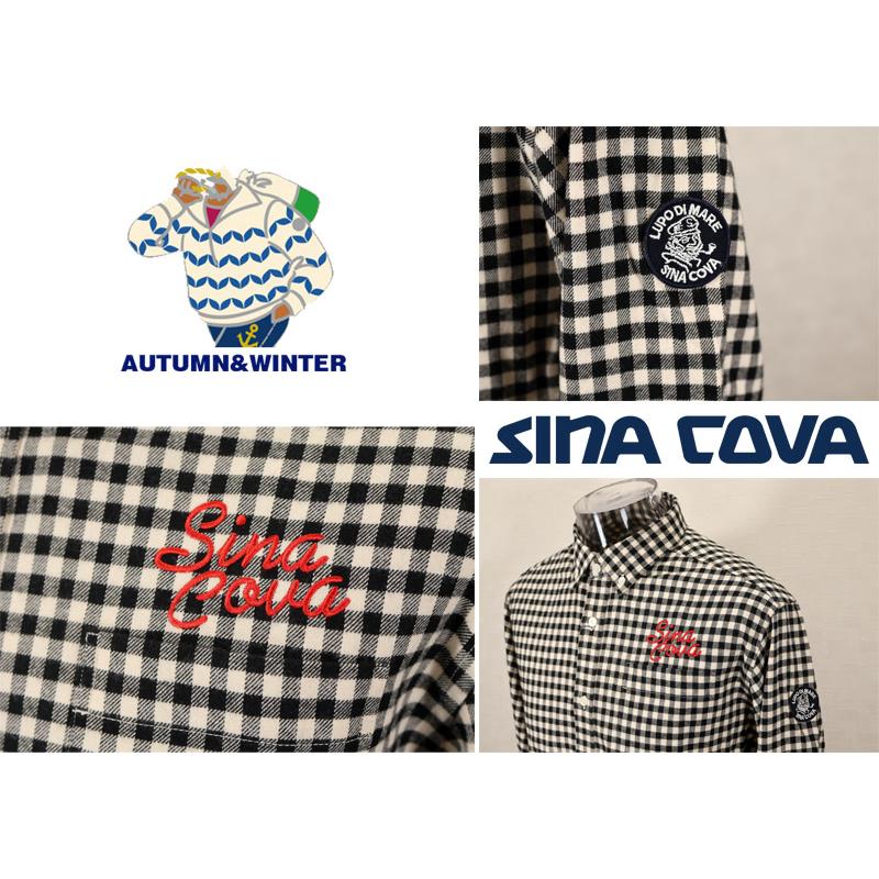シナコバ ２０２５秋・冬　【*001*】＜30%OFF＞ チェック柄長袖ボタンダウンシャツ＜Mサイズ・Lサイズ・LLサイズ＞-eg214・eg215・eg216 | SINA COVA | 02