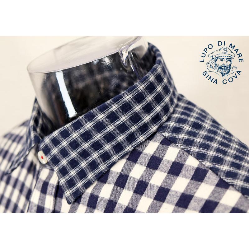 シナコバ ２０２５秋・冬【*001*】＜30%OFF＞長袖クレージーチェックシャツ＜Mサイズ・Lサイズ・LLサイズ＞-eg220・eg221・eg222 | SINA COVA | 04