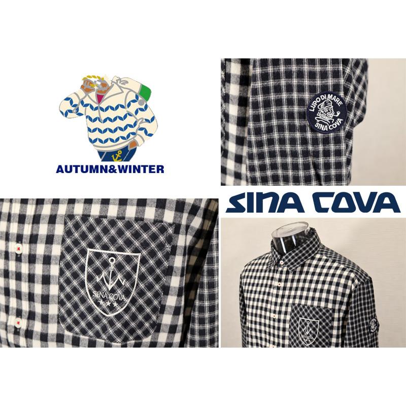 シナコバ ２０２５秋・冬【*001*】＜30%OFF＞長袖クレージーチェックシャツ＜Mサイズ・Lサイズ・LLサイズ＞-eg223・eg224・eg225 | SINA COVA | 02