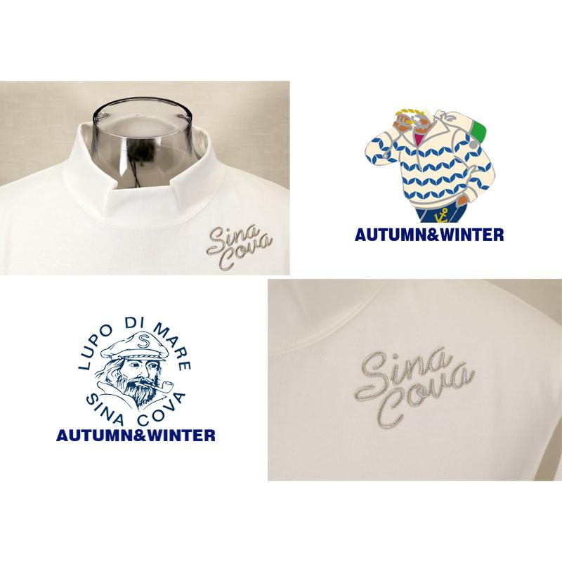 ★シナコバ ２０２５秋・冬 【*001*】＜30%OFF＞モックネックTシャツ【素材少し肉厚】 ＜Mサイズ・Lサイズ・LLサイズ＞-eg262・eg263・eg264 | SINA COVA | 03