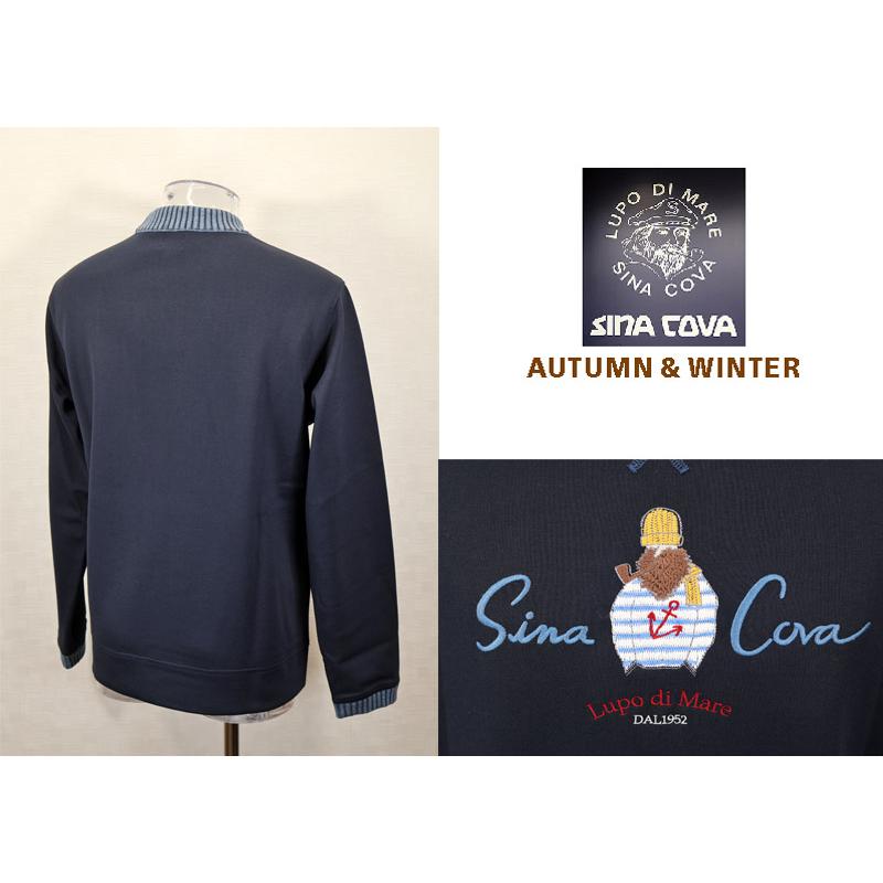 ★２０２５ 秋冬 新作 シナコバ【*001*】３０%OFF・モックネックプルオーバー・トレーナー＜Mサイズ・Lサイズ・LLサイズ＞-eg72 | SINA COVA | 01