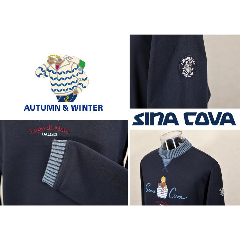 ★２０２５ 秋冬 新作 シナコバ【*001*】３０%OFF・モックネックプルオーバー・トレーナー＜Mサイズ・Lサイズ・LLサイズ＞-eg72 | SINA COVA | 02