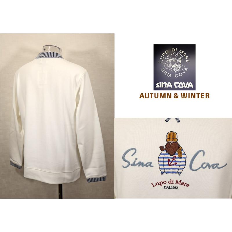 ★２０２５ 秋冬 新作 シナコバ【*001*】３０%OFF・モックネックプルオーバー・トレーナー＜Mサイズ・Lサイズ・LLサイズ＞-eg75 | SINA COVA | 01