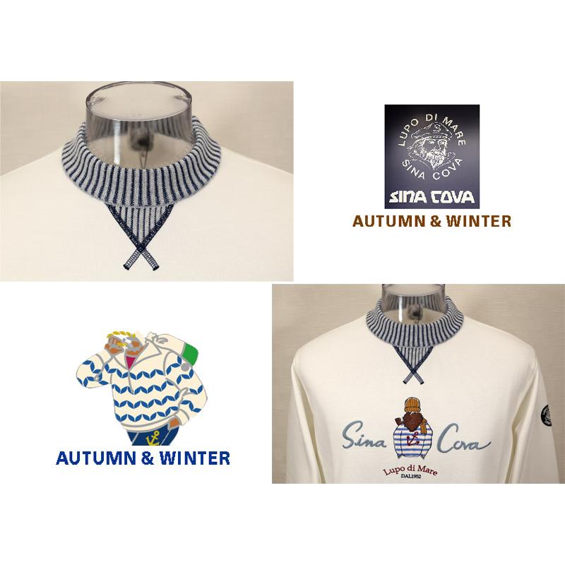 ★２０２５ 秋冬 新作 シナコバ【*001*】３０%OFF・モックネックプルオーバー・トレーナー＜Mサイズ・Lサイズ・LLサイズ＞-eg75 | SINA COVA | 03