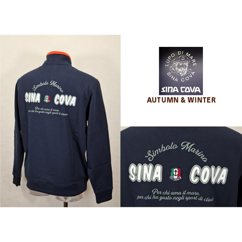 ★２０２５ 秋冬 新作 シナコバ【*001*】３０%OFF・ZIPUPプルオーバー・トレーナー＜Mサイズ・Lサイズ・LLサイズ＞-eg81 | SINA COVA | 02