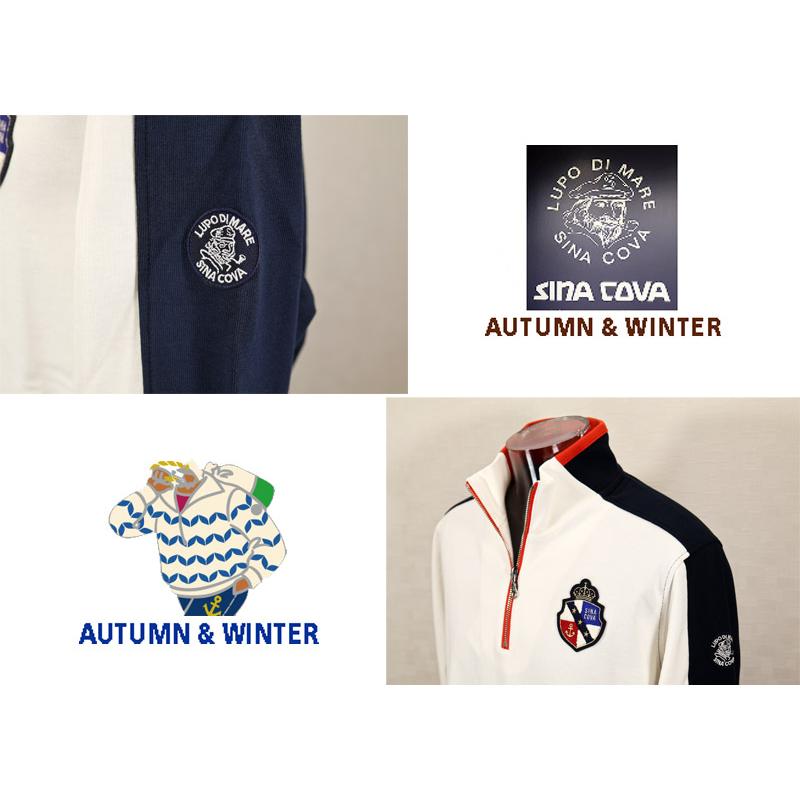 ★２０２５ 秋冬 新作 シナコバ【*001*】３０%OFF・ZIPUPプルオーバー・トレーナー＜Mサイズ・Lサイズ・LLサイズ＞-eg81 | SINA COVA | 03