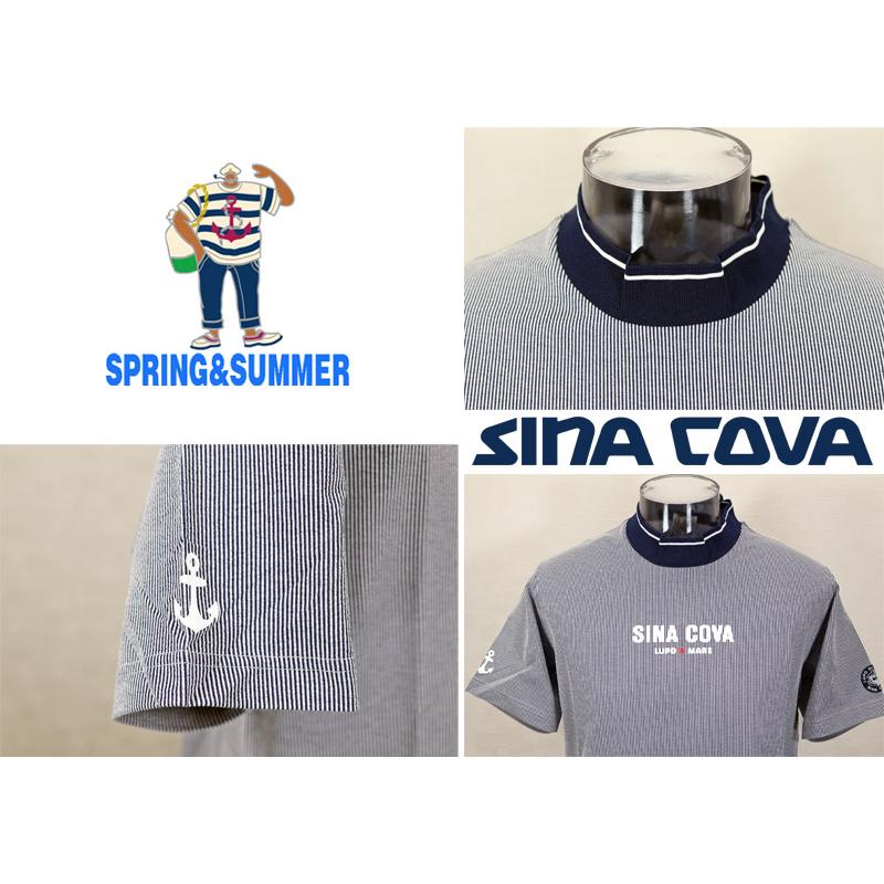 ★シナコバ　【*001*】　2026・春夏・新作・半袖モックネックTシャツ＜Mサイズ・Lサイズ・LLサイズ＞-eh117・eh118・eh119 | SINA COVA | 03