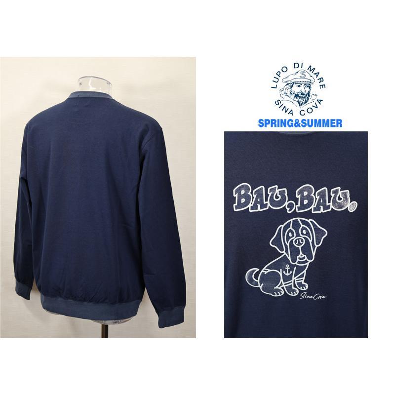 ★シナコバ　【*001*】2026・春夏・新作・BAU,BAU.クルーネックトレーナー＜Mサイズ・Lサイズ・LLサイズ＞-eh13・eh14・eh15 | SINA COVA | 01