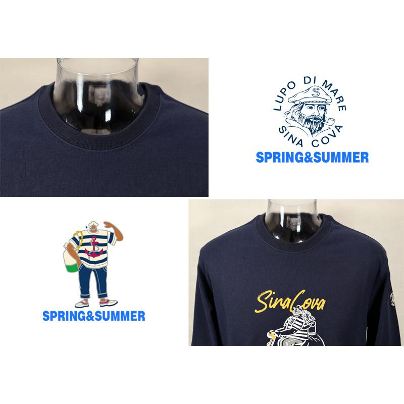 ★シナコバ【*001*】2026・春夏・新作・クルーネックトレーナー＜Mサイズ・Lサイズ・LLサイズ＞-eh1・eh2・eh3 | SINA COVA | 03