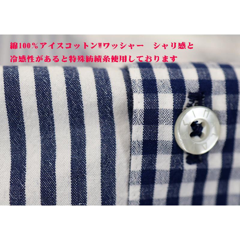 ★シナコバ　【*001*】2026・春夏・新作・半袖　　クレジー・ボタンダウンシャツ＜Mサイズ・Lサイズ・LLサイズ＞-eh228・eh229・eh230 | SINA COVA | 05