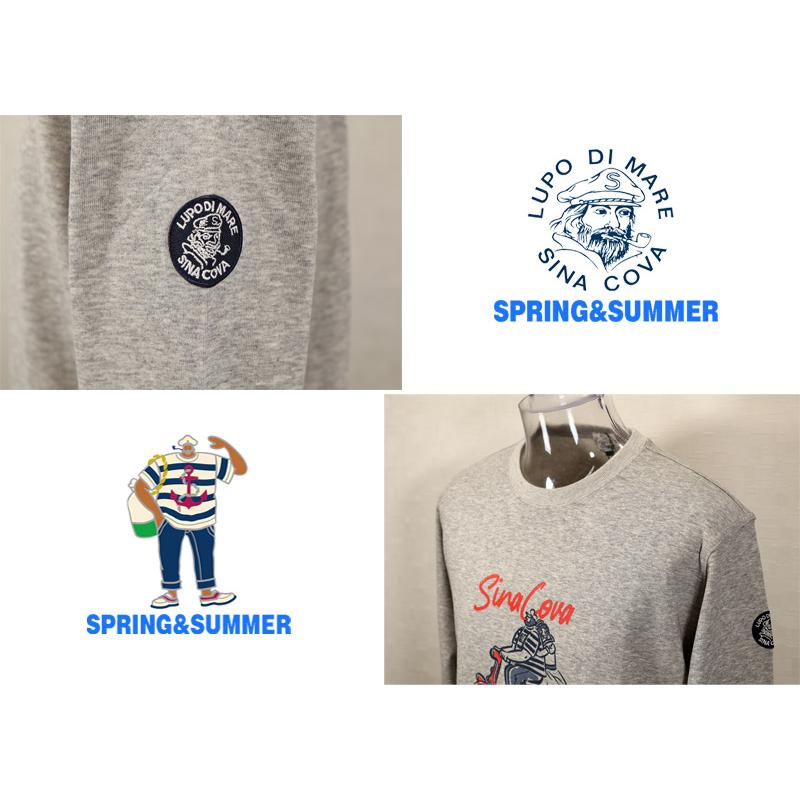 ★シナコバ【*001*】2026・春夏・新作・クルーネックトレーナー＜Mサイズ・Lサイズ・LLサイズ＞-eh4・eh5・eh6 | SINA COVA | 02